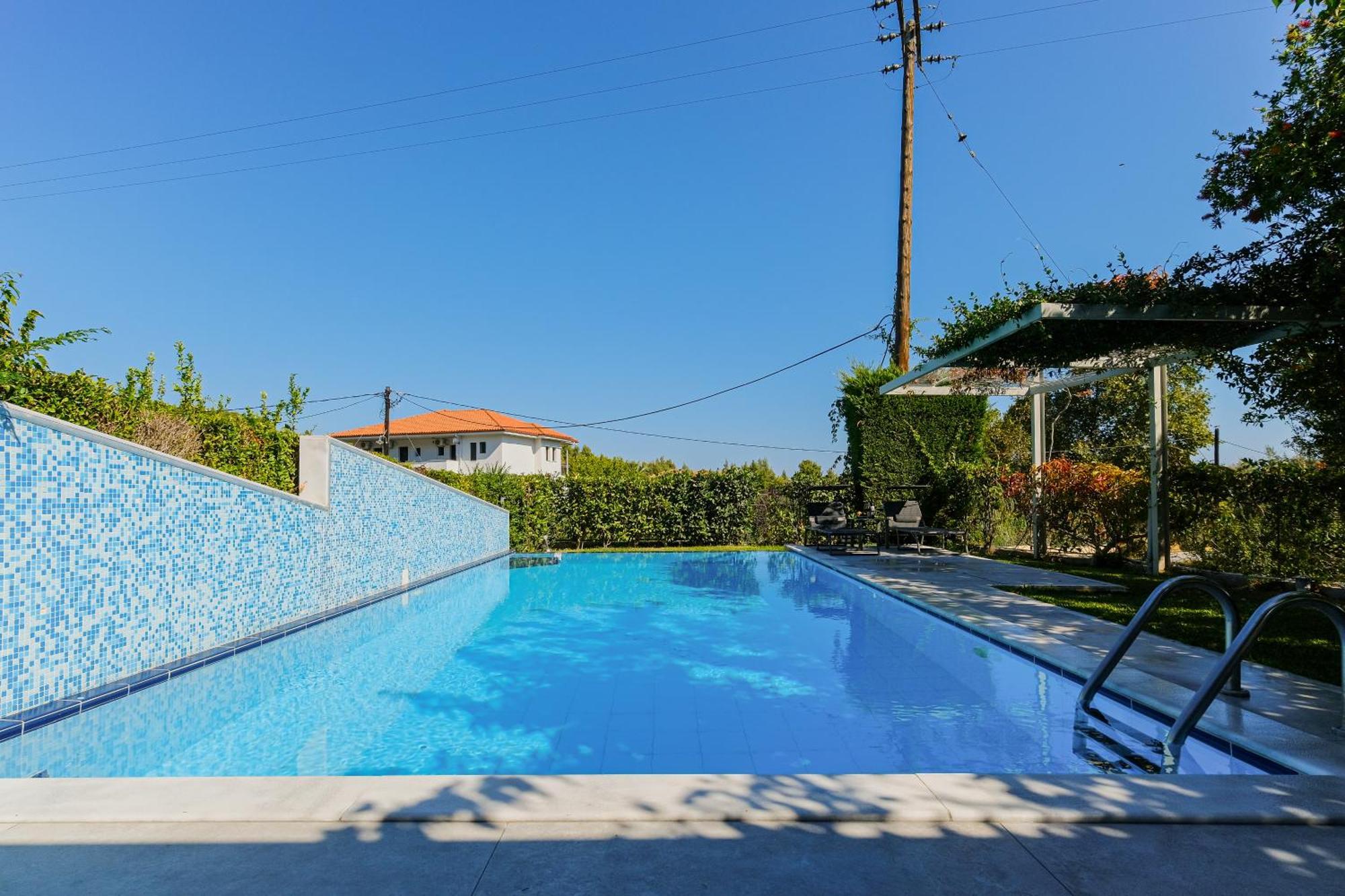 Deluxe Chrousso Pool Villa Palioúrion Exterior foto
