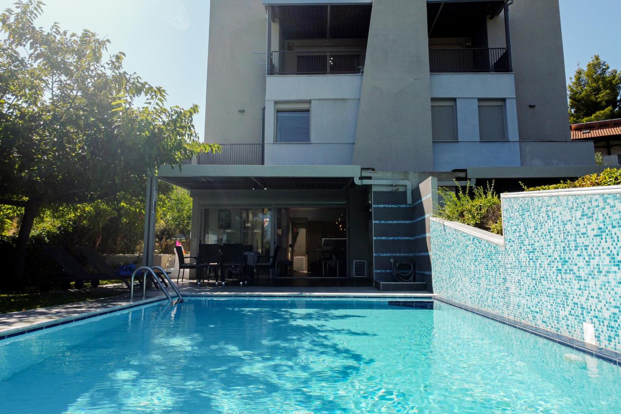 Deluxe Chrousso Pool Villa Palioúrion Exterior foto