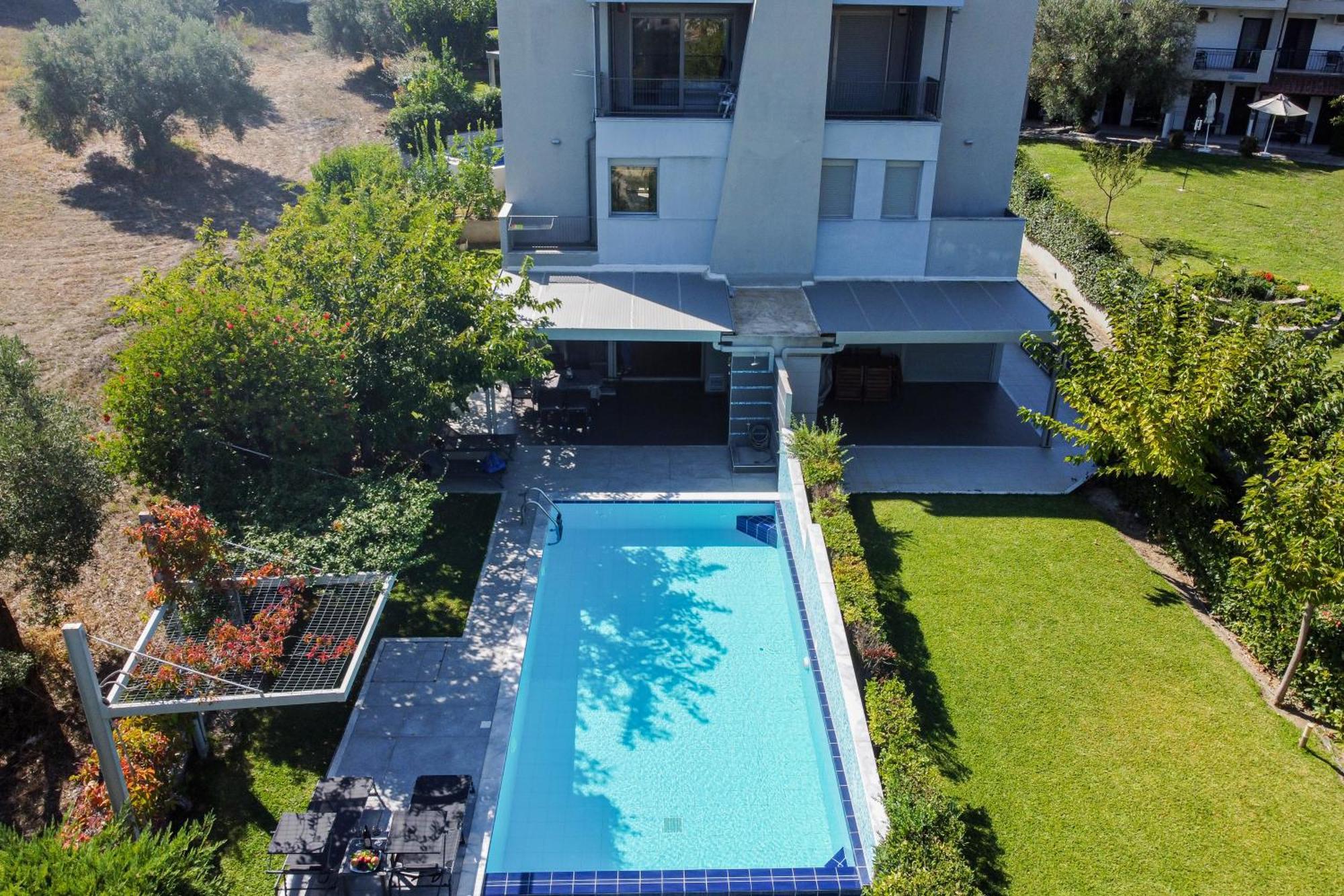 Deluxe Chrousso Pool Villa Palioúrion Exterior foto